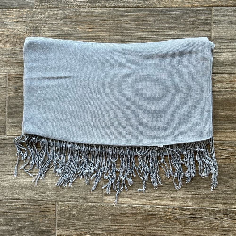 Large Gray Pashmina